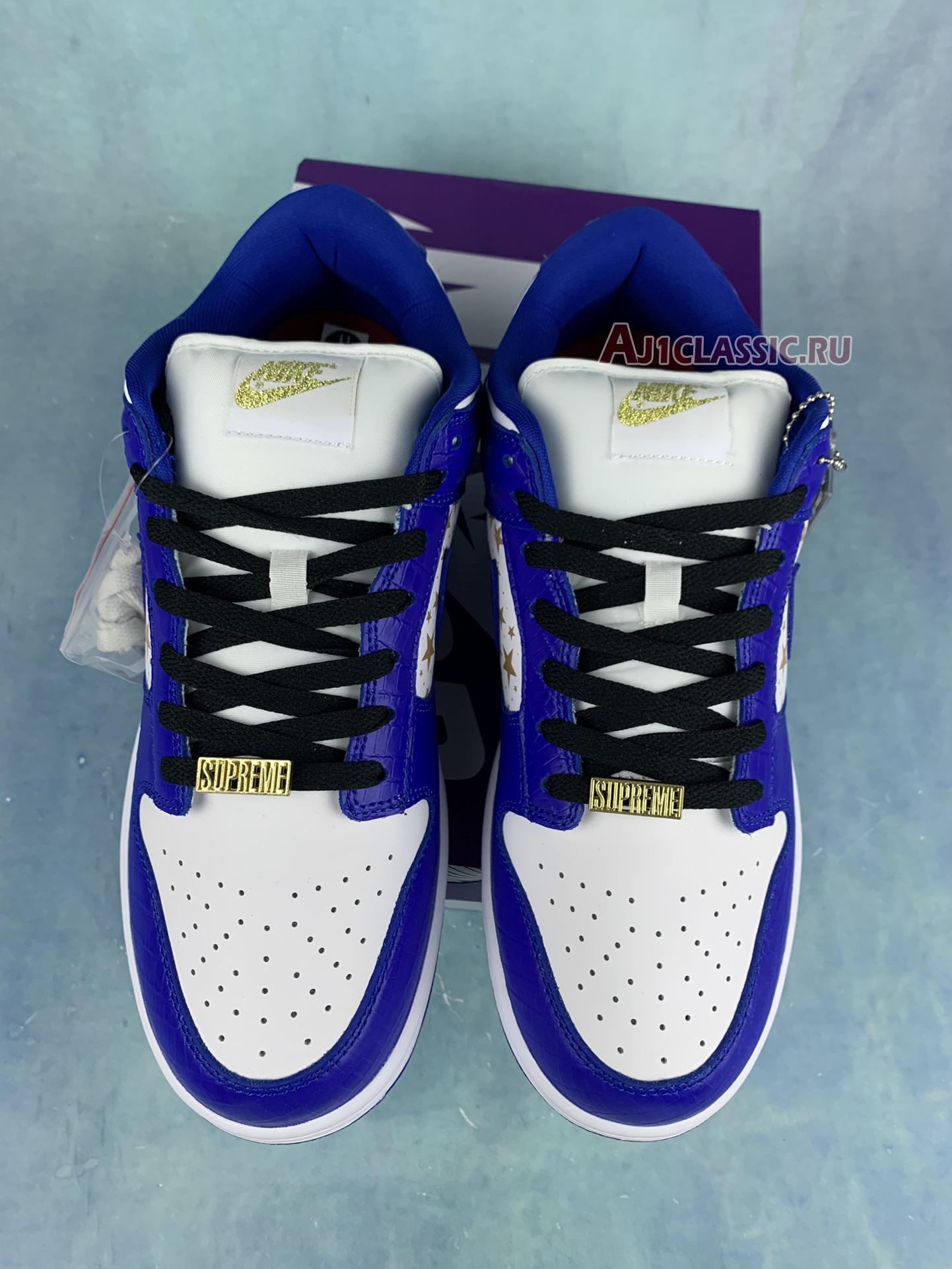 New Supreme x Nike Dunk Low OG SB QS "Hyper Royal" DH3228-100-2 Shoes