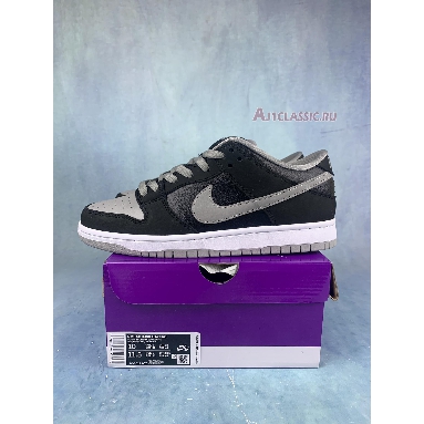 Nike Dunk Low SB J-Pack Shadow BQ6817-007-2 Black/Medium Grey-Black-White Mens Womens Shoes