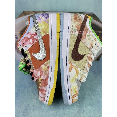 Jason Deng x Nike Dunk Low Pro SB Street Hawker CV1628-800-2 Copper/Light Silver/Pueblo Brown/Metallic Silver Sneakers