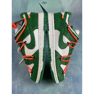 Off-White x Nike Dunk Low Pine Green CT0856-100-2 White/Pine Green/Pine Green Mens Womens Shoes