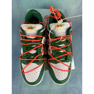 Off-White x Nike Dunk Low Pine Green CT0856-100-2 White/Pine Green/Pine Green Mens Womens Shoes