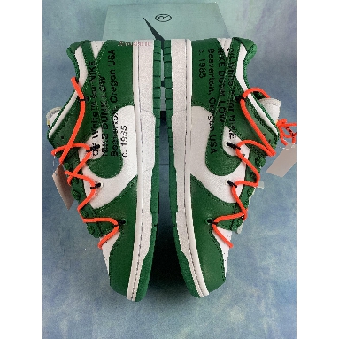 Off-White x Nike Dunk Low Pine Green CT0856-100-2 White/Pine Green/Pine Green Mens Womens Shoes