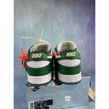 Off-White x Nike Dunk Low Pine Green CT0856-100-2 White/Pine Green/Pine Green Mens Womens Shoes