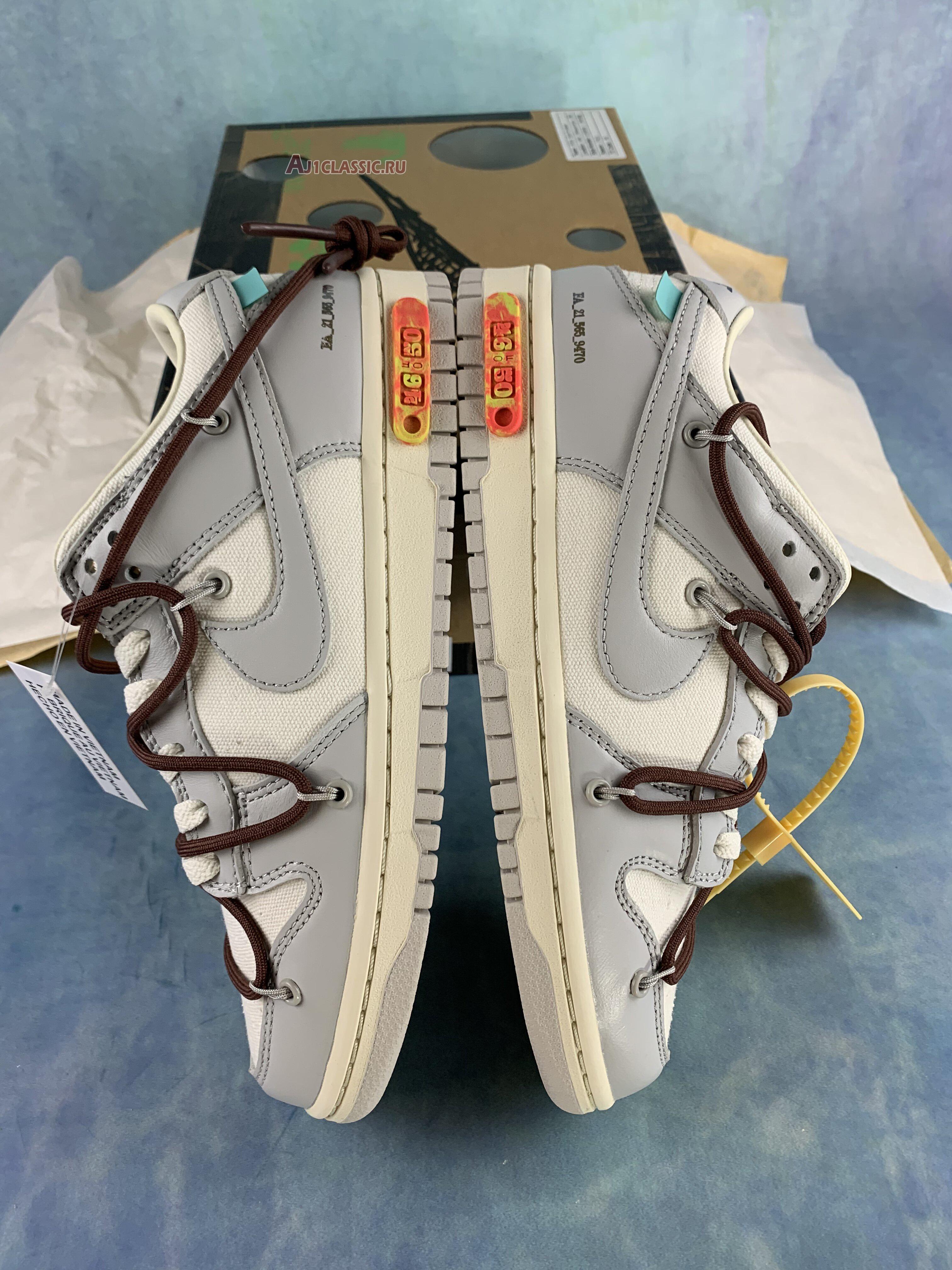 New Off-White x Nike Dunk Low "Lot 46 of 50" DM1602-102 Shoes