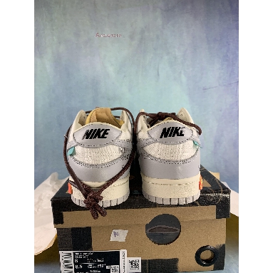 Off-White x Nike Dunk Low Lot 46 of 50 DM1602-102 Sail/Neutral Grey Mens Womens Shoes