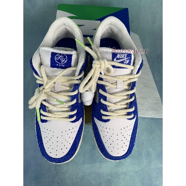 Fly Streetwear x Nike Dunk Low Pro SB Gardenia DQ5130-400 Game Royal/Sail/Grey Fog Sneakers