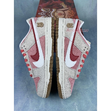 Nike Dunk Low SE 85 Rabbit D09457-100-2 Pink/Grey/Red-White/Brown Mens Womens Shoes