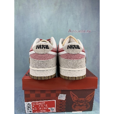 Nike Dunk Low SE 85 Rabbit D09457-100-2 Pink/Grey/Red-White/Brown Mens Womens Shoes