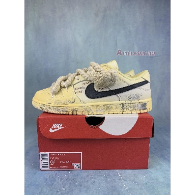 Nike Dunk Low White Sail DD1503-121 Cream/Yellow/Black Mens Womens Shoes