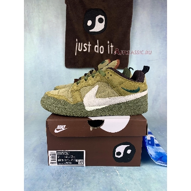 Cactus Plant Flea Market x Nike Dunk Low SP Tan Mossy Green DM0430-700 Brown/Green/Grey Sneakers