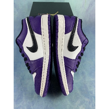 Air Jordan 1 Low Court Purple 553558-500-2 White/Court Purple/Black Sneakers