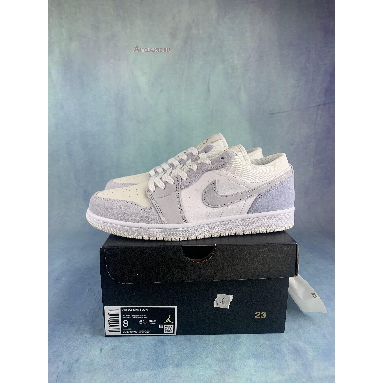 Air Jordan 1 Low Paris CV3043-100-1 White/Sky Grey/Football Grey Mens Womens Shoes