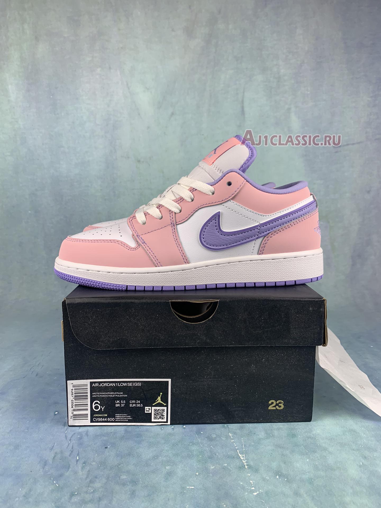 New Air Jordan 1 Low SE GS "Arctic Punch" CV9844-600 Shoes