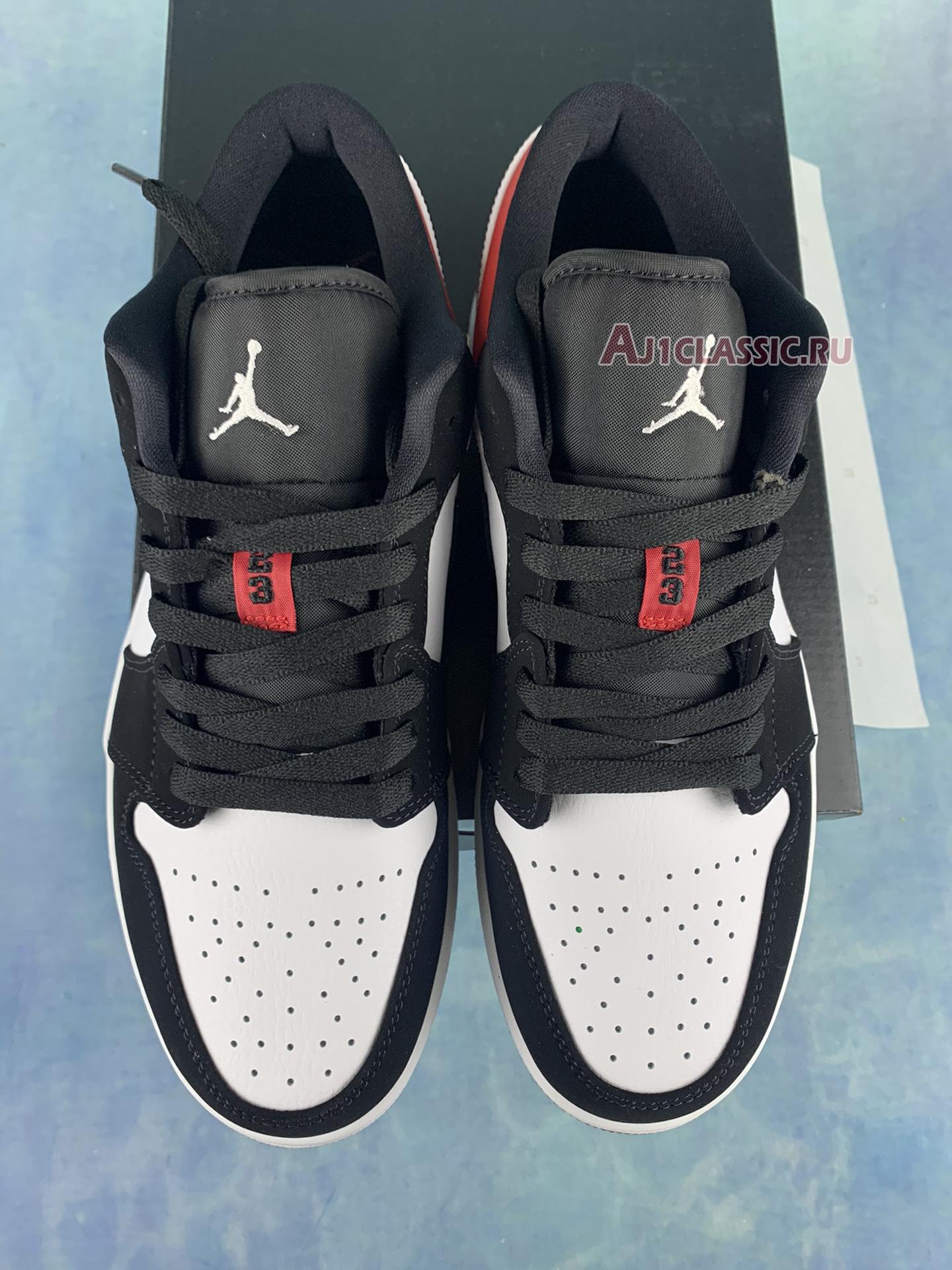 New Air Jordan 1 Low "Black Toe" 553558-116-2 Shoes