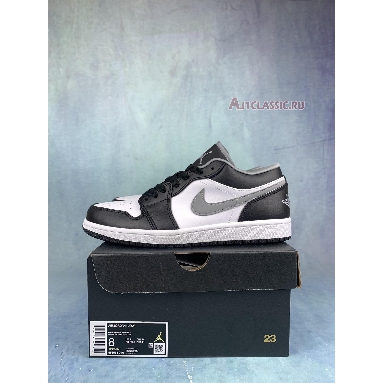 Air Jordan 1 Low Black Medium Grey 553558-040 Black/Medium Grey/White Sneakers