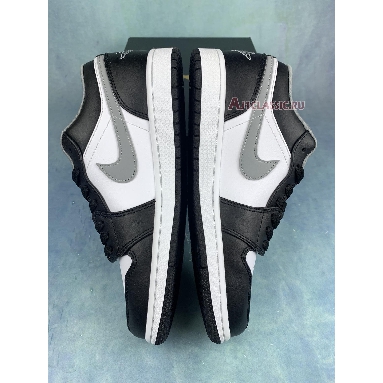 Air Jordan 1 Low Black Medium Grey 553558-040 Black/Medium Grey/White Mens Womens Shoes