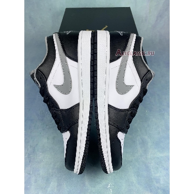 Air Jordan 1 Low Black Medium Grey 553558-040 Black/Medium Grey/White Mens Womens Shoes