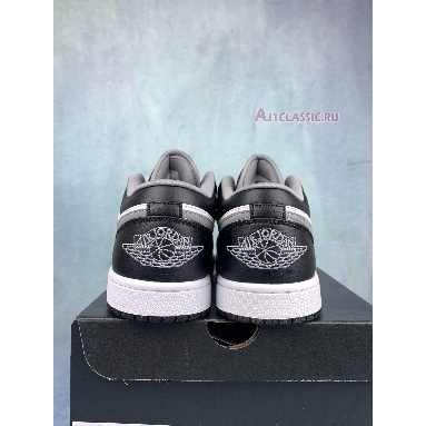 Air Jordan 1 Low Black Medium Grey 553558-040 Black/Medium Grey/White Sneakers