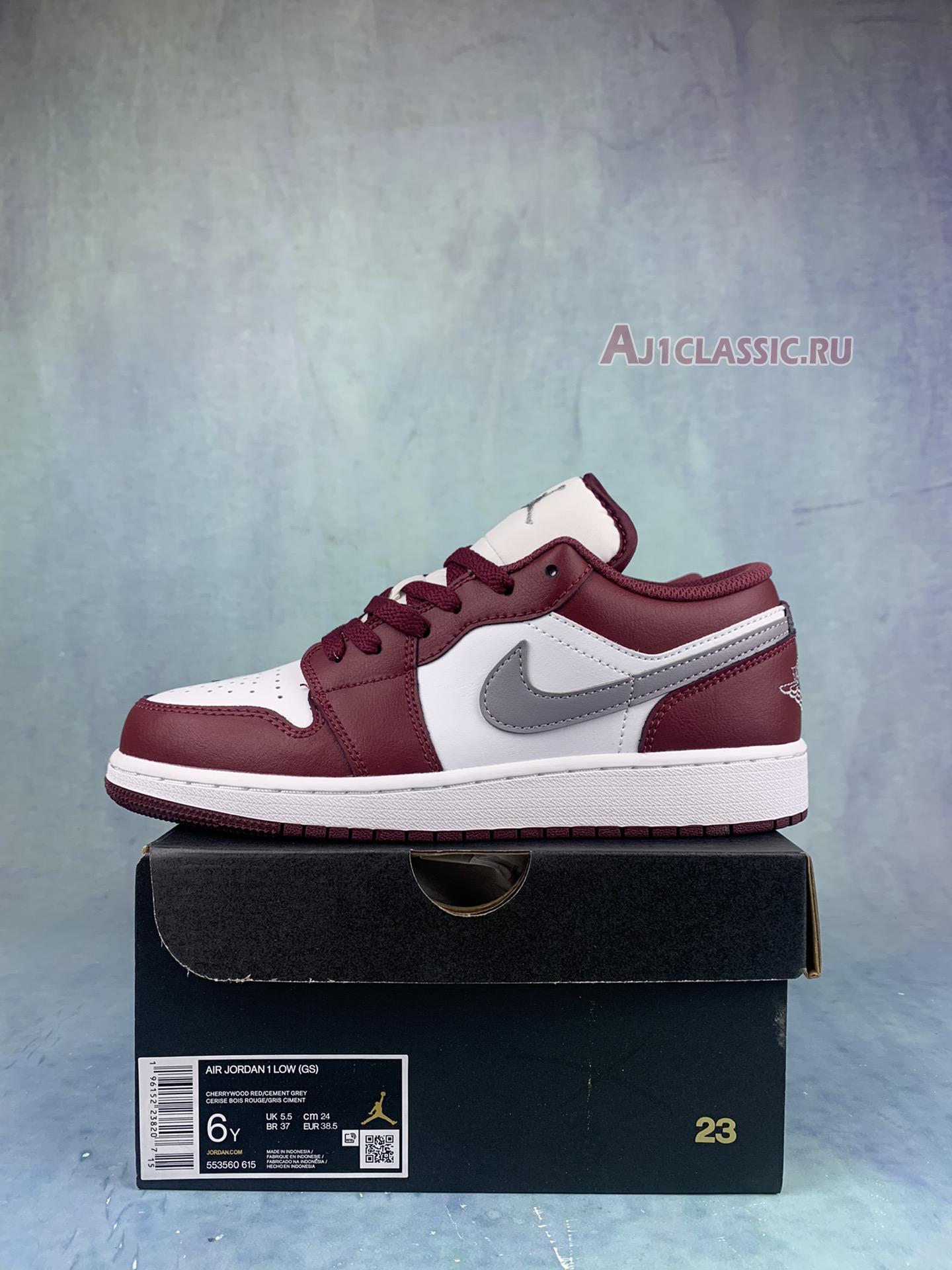 Air Jordan 1 Low "Cherrywood Red" 553558-615