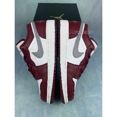 Air Jordan 1 Low Cherrywood Red 553558-615 Cherrywood Red/White/Cement Grey Mens Womens Shoes