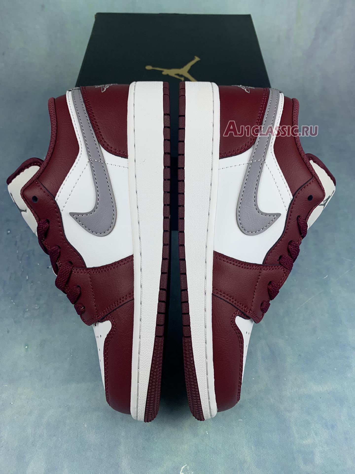 New Air Jordan 1 Low "Cherrywood Red" 553558-615 Shoes