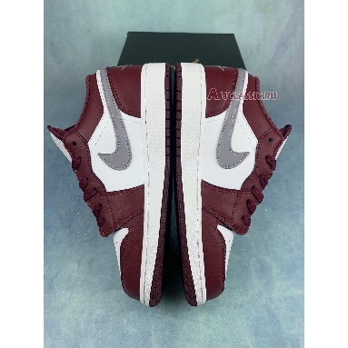 Air Jordan 1 Low Cherrywood Red 553558-615 Cherrywood Red/White/Cement Grey Mens Womens Shoes