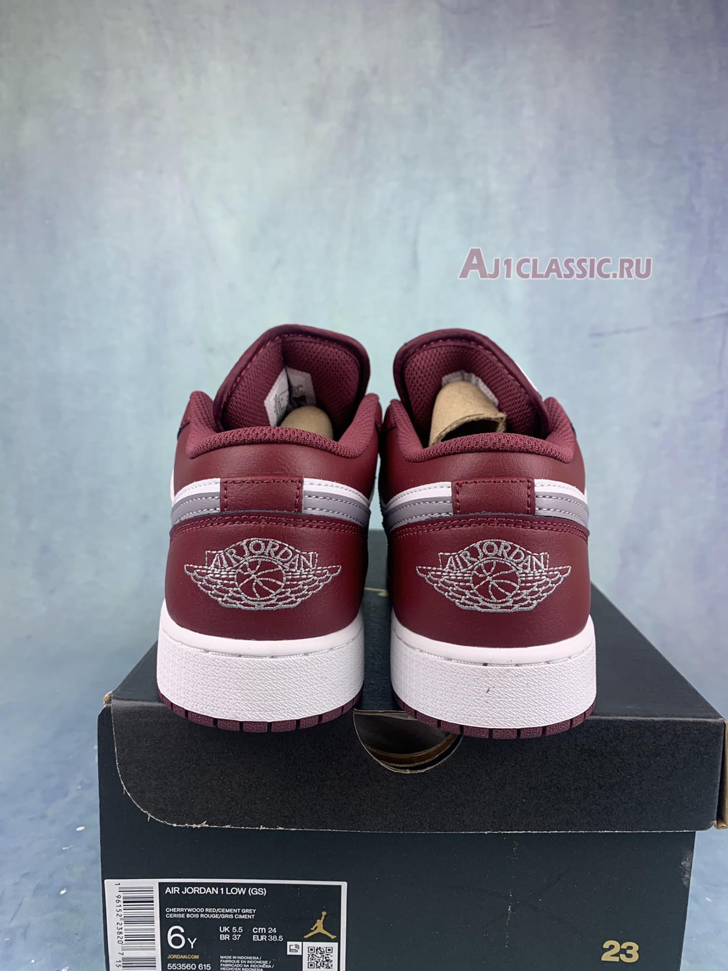 Air Jordan 1 Low "Cherrywood Red" 553558-615