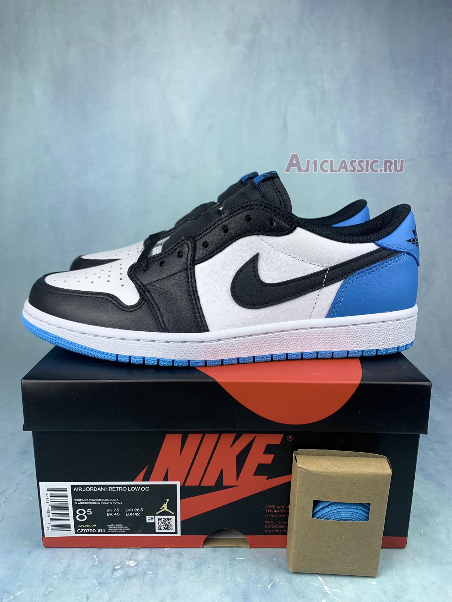 New Air Jordan 1 Retro Low OG "UNC" CZ0790-104 Shoes