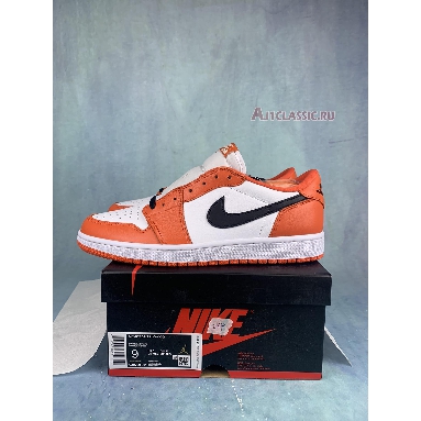 Air Jordan 1 Retro Low OG Shattered Backboard CZ0790-801-2 Orange/Black-White Sneakers