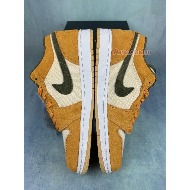 Air Jordan 1 Low SE Light Curry DH6931-102 White/Medium Olive/Light Curry Mens Womens Shoes