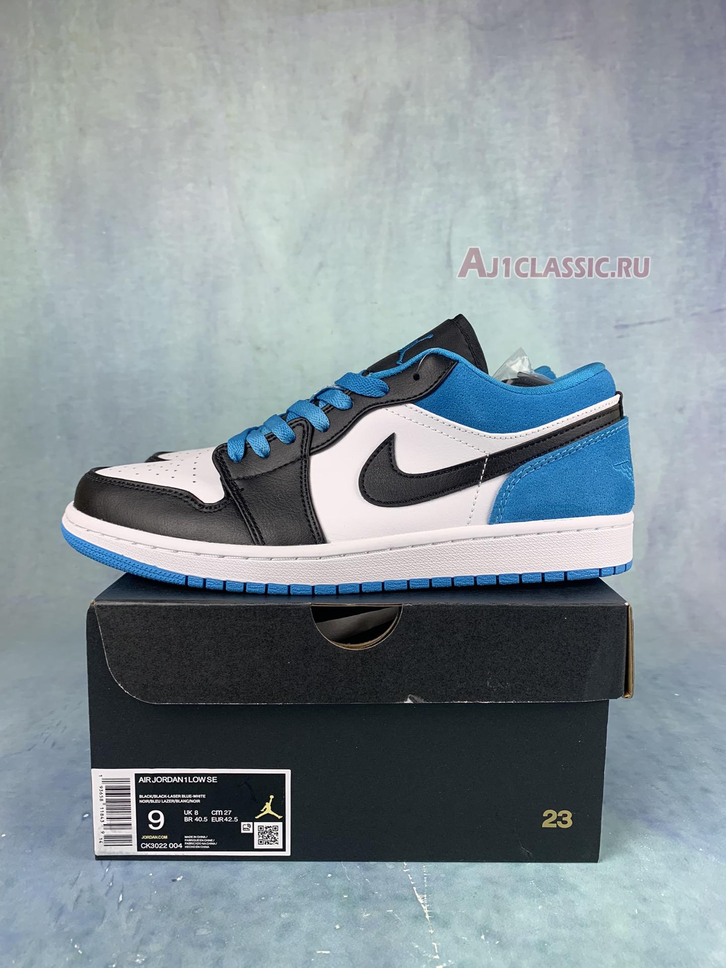 New Air Jordan 1 Low SE "Laser Blue" CK3022-004-2 Shoes