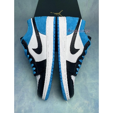 Air Jordan 1 Low SE Laser Blue CK3022-004-2 Black/Black/Laser Blue/White Mens Womens Shoes