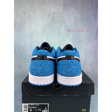 Air Jordan 1 Low SE Laser Blue CK3022-004-2 Black/Black/Laser Blue/White Mens Womens Shoes