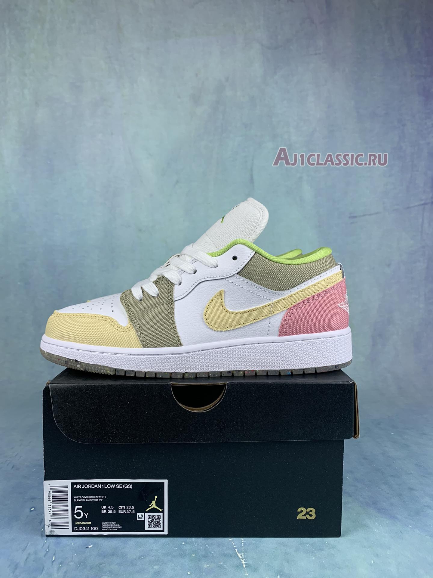 New Air Jordan 1 Low SE GS "Pastel Grind" DJ0341-100-2 Shoes