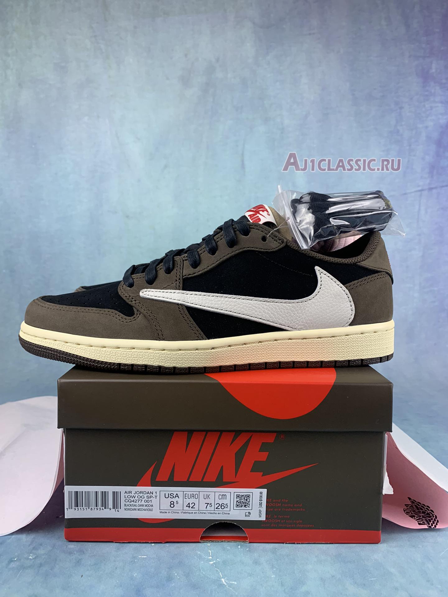 New Travis Scott x Air Jordan 1 Low "Mocha" CQ4277-001-2 Shoes