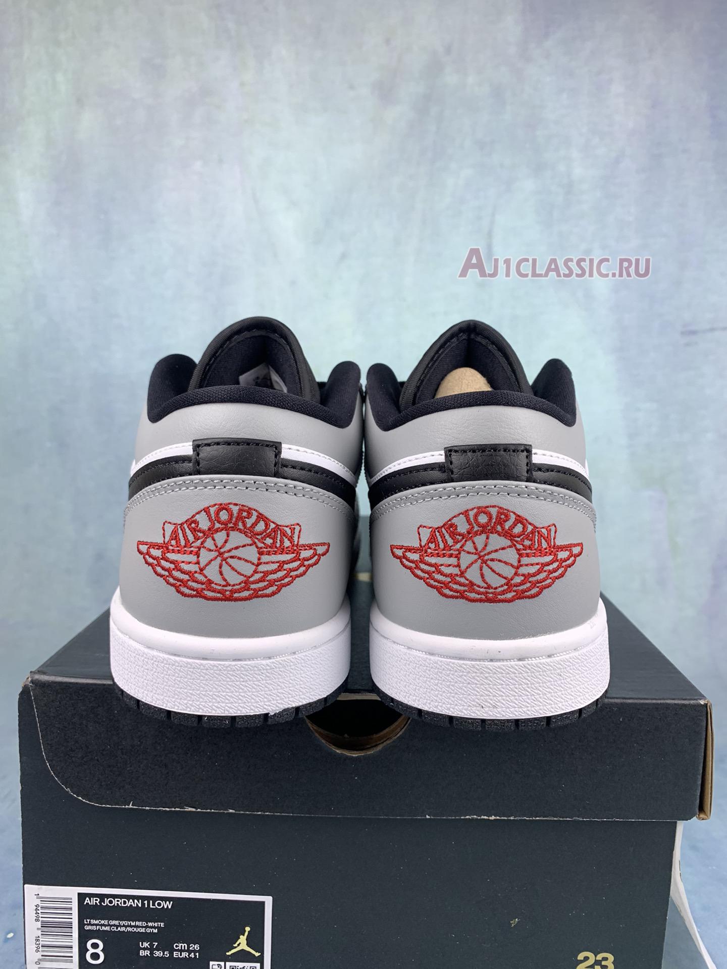 New Air Jordan 1 Low "Light Smoke Grey" 553558-030-2 Shoes