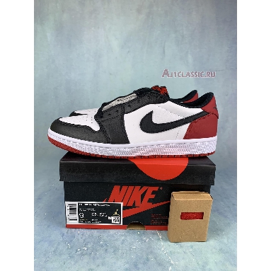 Air Jordan 1 Retro Low OG Black Toe CZ0790-106 White/Black/Varsity Red Sneakers