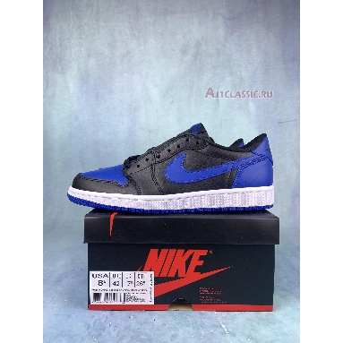 Air Jordan 1 Retro Low OG Royal 705329-004 Black/Varsity Royal-Sail Sneakers