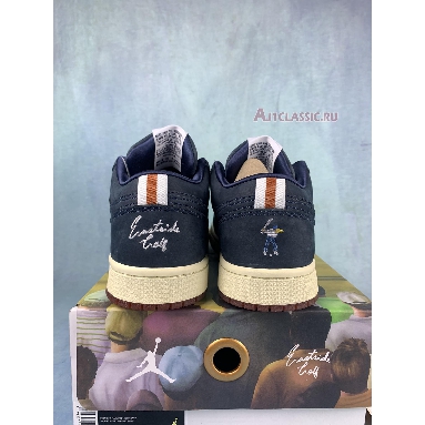 Eastside Golf x Air Jordan 1 Low Out the Mud DV1759-448 Midnight Navy/Midnight Navy/Burnt Sunrise/White Mens Womens Shoes