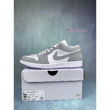 Air Jordan 1 Low White Wolf Grey DC0774-105 White/Wolf Grey/Aluminum Sneakers