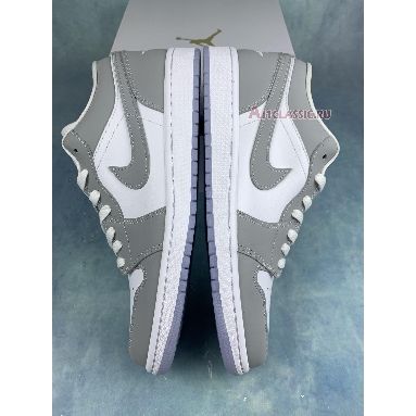 Air Jordan 1 Low White Wolf Grey DC0774-105 White/Wolf Grey/Aluminum Sneakers