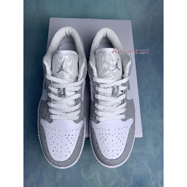 Air Jordan 1 Low White Wolf Grey DC0774-105 White/Wolf Grey/Aluminum Sneakers