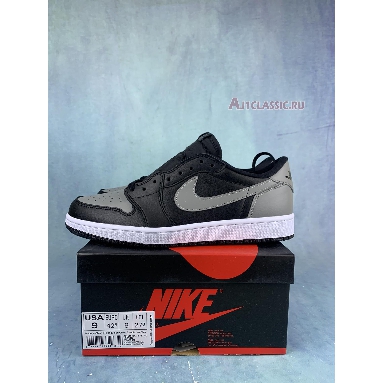 Air Jordan 1 Retro Low OG Shadow 705329-003 Black/Medium Grey-Sail Sneakers