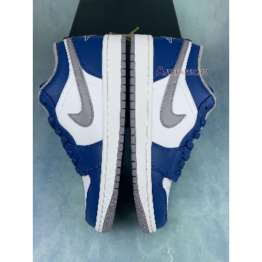 Air Jordan 1 Retro Low OG Shadow 553558-412 True Blue/Cement Grey/White Sneakers