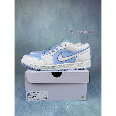 Air Jordan 1 Low SE Reverse Ice Blue DV1299-104 Sail/Dark Powder Blue/Ice Blue Sneakers