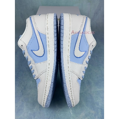 Air Jordan 1 Low SE Reverse Ice Blue DV1299-104 Sail/Dark Powder Blue/Ice Blue Sneakers