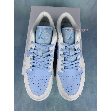 Air Jordan 1 Low SE Reverse Ice Blue DV1299-104 Sail/Dark Powder Blue/Ice Blue Sneakers