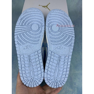 Air Jordan 1 Low SE Reverse Ice Blue DV1299-104 Sail/Dark Powder Blue/Ice Blue Mens Womens Shoes