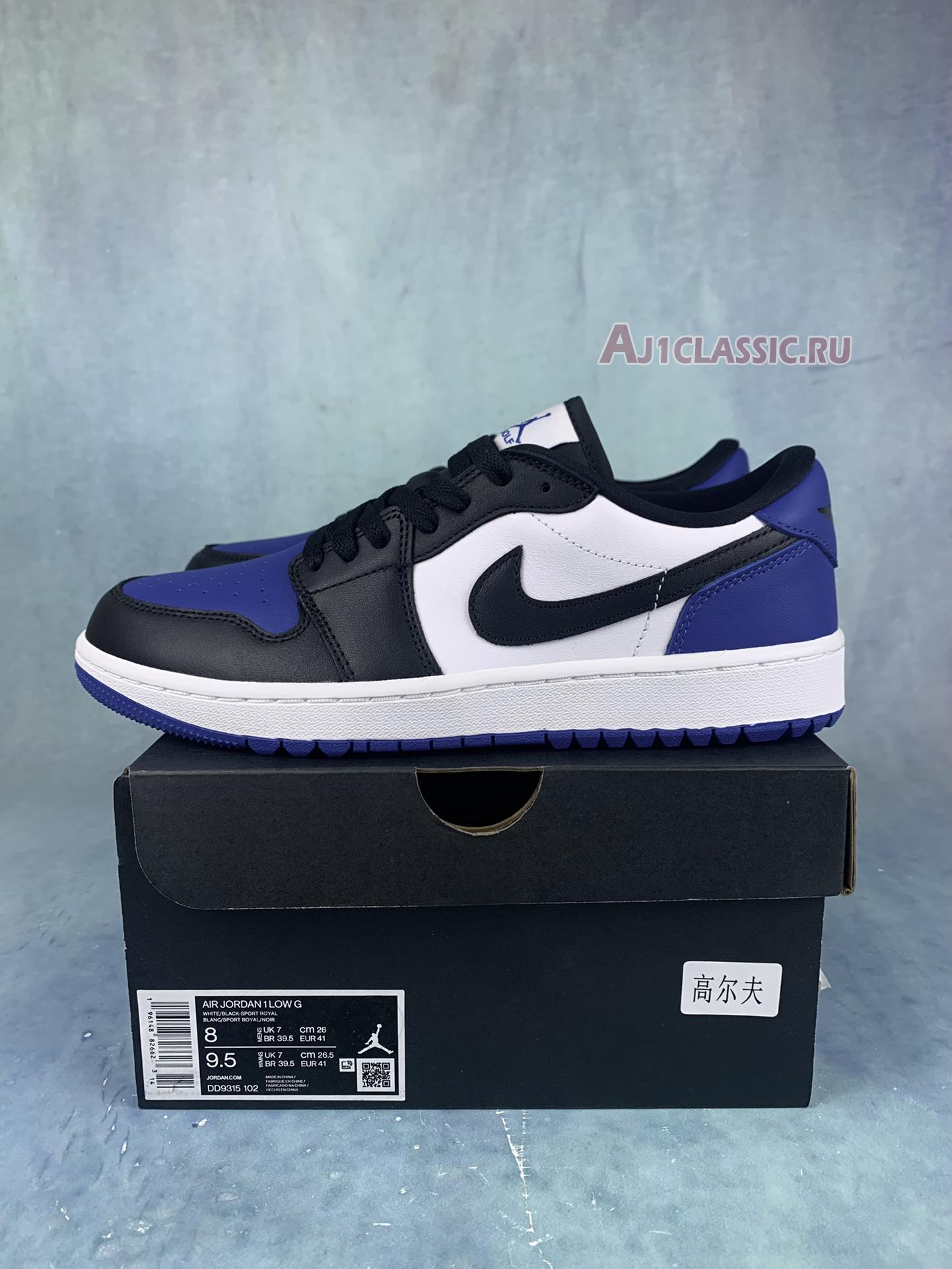 New Air Jordan 1 Low Golf "Royal Toe" DD9315-102 Shoes