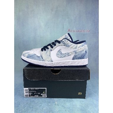 Air Jordan 1 Low SE Washed Denim CZ8455-100-2 Washed Blue/White/Blue Sneakers